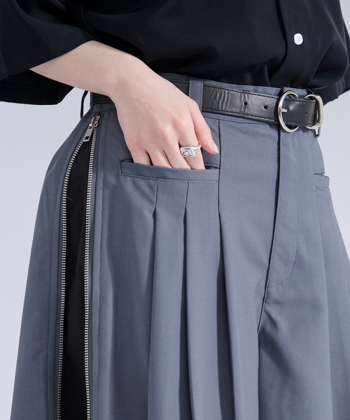 Ellno Loset（エルノロゼット）の「サイドジップバイカラーハーフパンツ（その他パンツ・メンズ・ブラック/ブルーグレー・LARGE/MEDIUM/SMALL）」の20枚目の写真