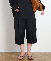 AP STUDIO | サテンプリーティドショーツ(その他パンツ)