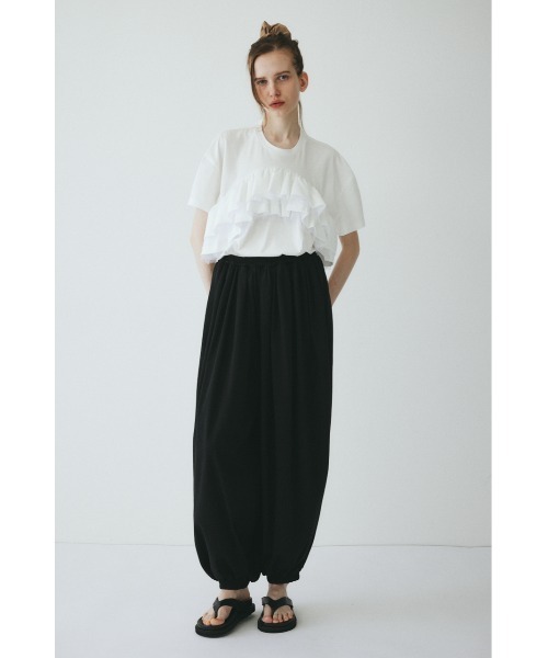 HeRIN.CYE（ヘリンドットサイ）の「Balloon cut pants / バルーンカットパンツ（その他パンツ・レディース・ホワイト/ブラック/グリーン・FREE）」の4枚目の写真