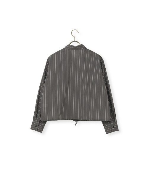 AOYAMA(アオヤマ)の「ドロストヘムシャツジャケット【涼】(シャツ/ブラウス・レディース・チャコールグレー/グレー系その他・M)」の10枚目の写真