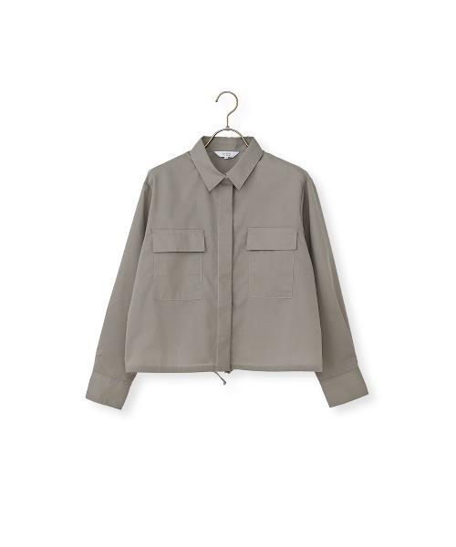 AOYAMA(アオヤマ)の「ドロストヘムシャツジャケット【涼】(シャツ/ブラウス・レディース・チャコールグレー/グレー系その他・M)」の21枚目の写真