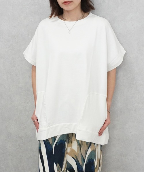 SELECT LEVERY(セレクトリベリー)の「ヘビーテリープルオーバー(Tシャツ/カットソー・レディース・カーキ/オフホワイト/グレー/チャコールグレー・MEDIUM/LARGE)」の21枚目の写真
