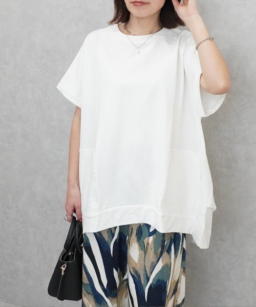 SELECT LEVERY(セレクトリベリー)の「ヘビーテリープルオーバー(Tシャツ/カットソー・レディース・カーキ/オフホワイト/グレー/チャコールグレー・MEDIUM/LARGE)」の22枚目の写真