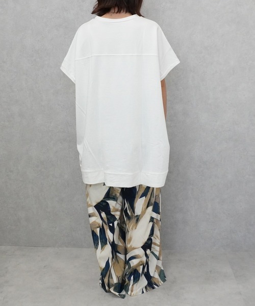 SELECT LEVERY(セレクトリベリー)の「ヘビーテリープルオーバー(Tシャツ/カットソー・レディース・カーキ/オフホワイト/グレー/チャコールグレー・MEDIUM/LARGE)」の16枚目の写真