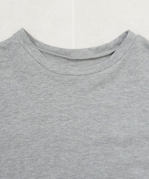 SELECT LEVERY(セレクトリベリー)の「ヘビーテリープルオーバー(Tシャツ/カットソー・レディース・カーキ/オフホワイト/グレー/チャコールグレー・MEDIUM/LARGE)」の17枚目の写真