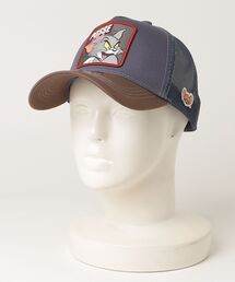 E-COME（イーカム）の「トムとジェリー メッシュキャップ［WNTJ-MCP01 TOM AND JERRY POSSE CAT WAPPEN MESH CAP］（キャップ）」