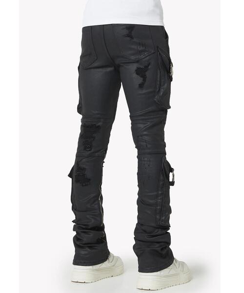 L.H.P(エルエイチピー)の「GUAPI/グアピ/Black Ops Waxed Denim(デニムパンツ・メンズ・ブラック・28/34/32/30)」の3枚目の写真
