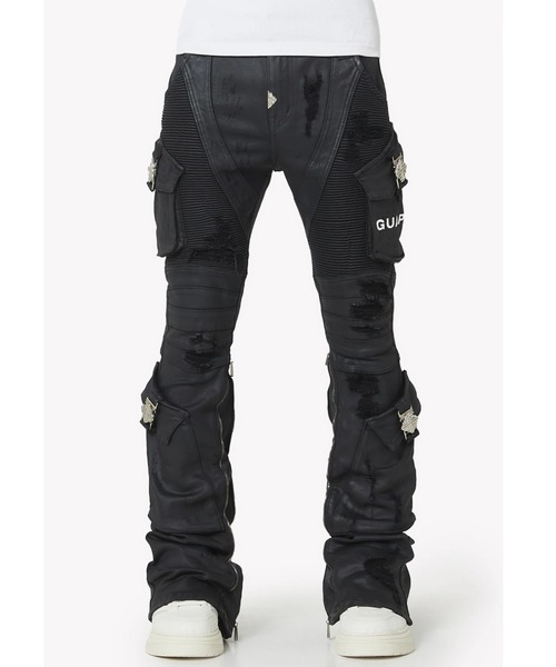 L.H.P(エルエイチピー)の「GUAPI/グアピ/Black Ops Waxed Denim(デニムパンツ・メンズ・ブラック・28/34/32/30)」の3枚目の写真