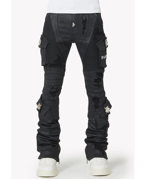 L.H.P(エルエイチピー)の「GUAPI/グアピ/Black Ops Waxed Denim(デニムパンツ・メンズ・ブラック・28/34/32/30)」の5枚目の写真