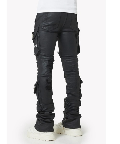 L.H.P(エルエイチピー)の「GUAPI/グアピ/Black Ops Waxed Denim(デニムパンツ・メンズ・ブラック・28/34/32/30)」の8枚目の写真