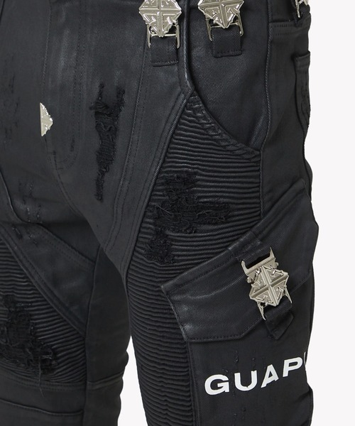 L.H.P(エルエイチピー)の「GUAPI/グアピ/Black Ops Waxed Denim(デニムパンツ・メンズ・ブラック・28/34/32/30)」の12枚目の写真