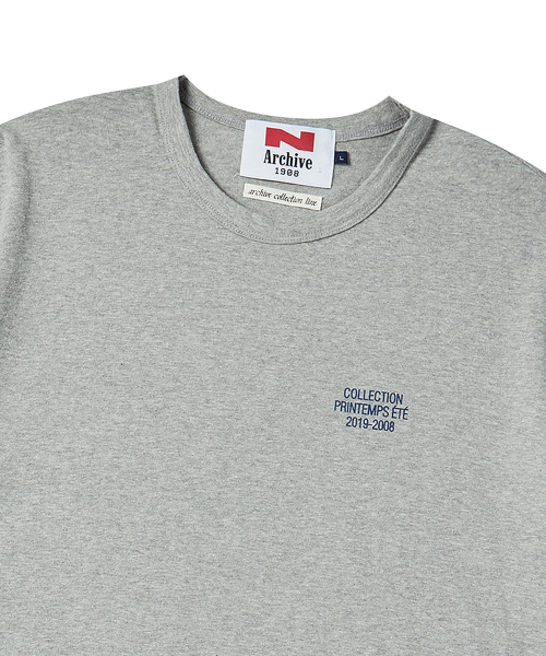 Beyond Closet（-）の「[COLLECTION LINE] アーカイブスタンププリント16番手コットン半袖Tシャツグレー（Tシャツ/カットソー・メンズ・その他・MEDIUM/LARGE）」の4枚目の写真
