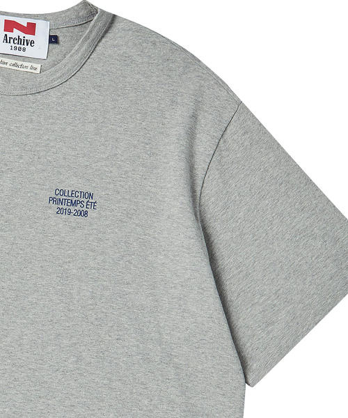 Beyond Closet（-）の「[COLLECTION LINE] アーカイブスタンププリント16番手コットン半袖Tシャツグレー（Tシャツ/カットソー・メンズ・その他・MEDIUM/LARGE）」の6枚目の写真