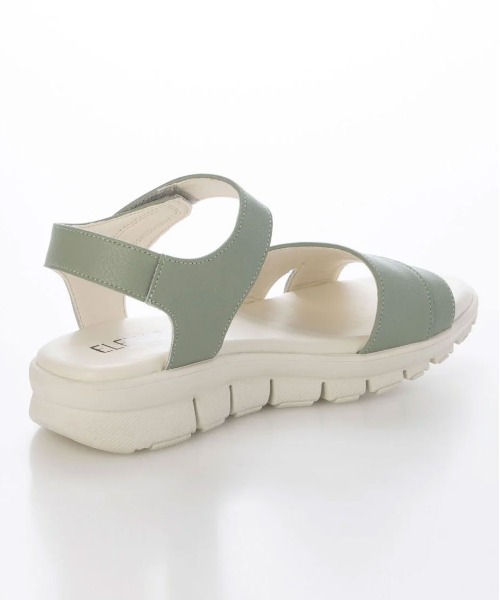 enchanted(エンチャンテッド)の「ELENAS アクションレザー軽量ベルクロストラップサンダル(サンダル・レディース・ブラック/ライトグリーン/シルバー/ブルーグレー・23/22.5/24/23.5/24.5)」の9枚目の写真