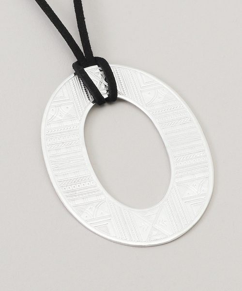 SLOBE IENA(スローブイエナ)の「ADRAR/アドラル OVAL NECKLACE(ネックレス・レディース・シルバー・FREE)」の5枚目の写真