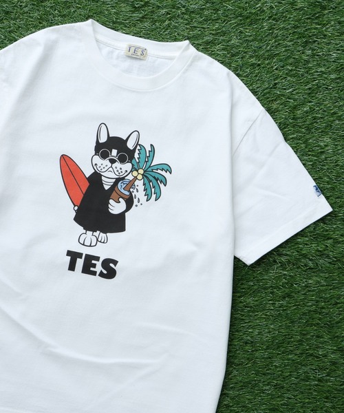 The Endless Summer(エンドレスサマー)の「TES HITMAN T-SHIRT/ Tシャツ(Tシャツ/カットソー・メンズ・グレー/ホワイト/グリーン系その他3・SMALL/MEDIUM/LARGE/X-LARGE/XX-LARGE)」の1枚目の写真