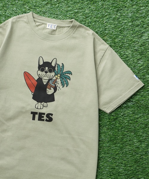 The Endless Summer(エンドレスサマー)の「TES HITMAN T-SHIRT/ Tシャツ(Tシャツ/カットソー・メンズ・グレー/ホワイト/グリーン系その他3・SMALL/MEDIUM/LARGE/X-LARGE/XX-LARGE)」の3枚目の写真