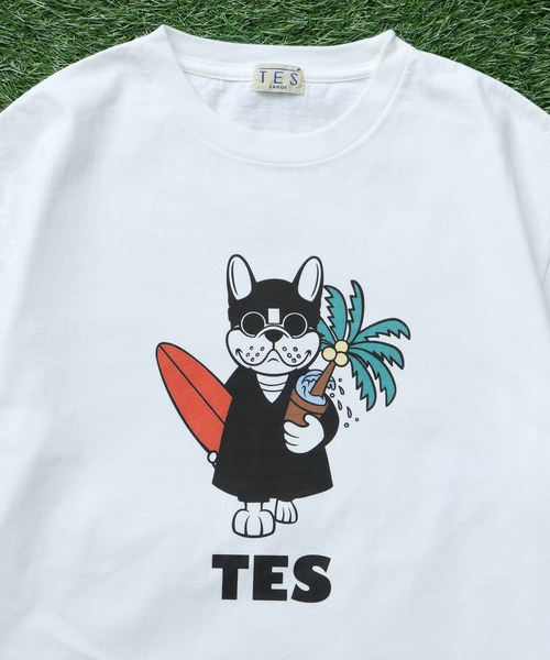 The Endless Summer(エンドレスサマー)の「TES HITMAN T-SHIRT/ Tシャツ(Tシャツ/カットソー・メンズ・グレー/ホワイト/グリーン系その他3・SMALL/MEDIUM/LARGE/X-LARGE/XX-LARGE)」の6枚目の写真