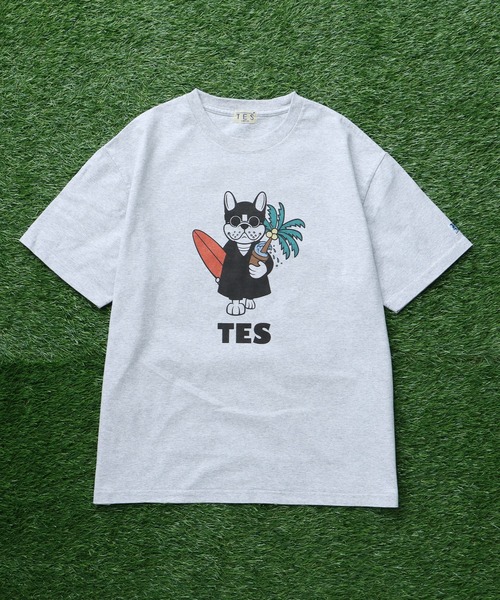 The Endless Summer(エンドレスサマー)の「TES HITMAN T-SHIRT/ Tシャツ(Tシャツ/カットソー・メンズ・グレー/ホワイト/グリーン系その他3・SMALL/MEDIUM/LARGE/X-LARGE/XX-LARGE)」の9枚目の写真