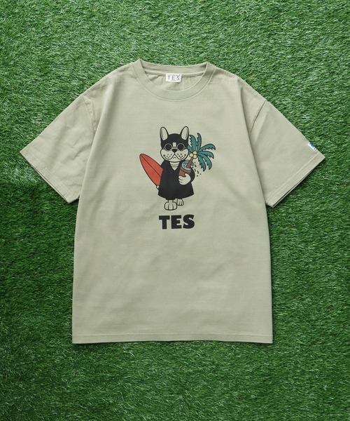 The Endless Summer(エンドレスサマー)の「TES HITMAN T-SHIRT/ Tシャツ(Tシャツ/カットソー・メンズ・グレー/ホワイト/グリーン系その他3・SMALL/MEDIUM/LARGE/X-LARGE/XX-LARGE)」の15枚目の写真