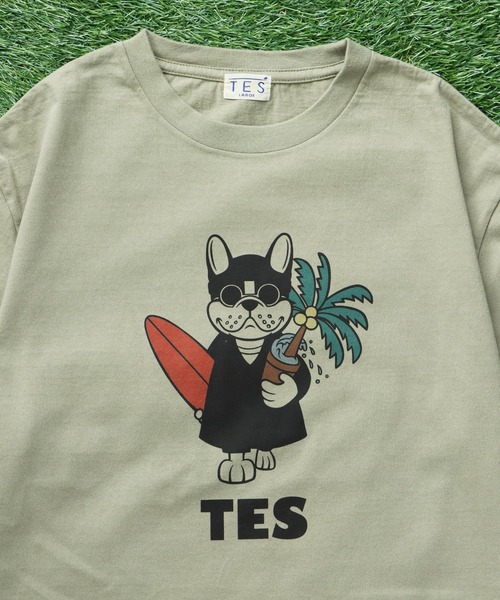 The Endless Summer(エンドレスサマー)の「TES HITMAN T-SHIRT/ Tシャツ(Tシャツ/カットソー・メンズ・グレー/ホワイト/グリーン系その他3・SMALL/MEDIUM/LARGE/X-LARGE/XX-LARGE)」の17枚目の写真