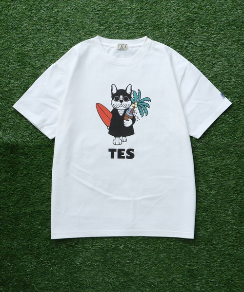 The Endless Summer(エンドレスサマー)の「TES HITMAN T-SHIRT/ Tシャツ(Tシャツ/カットソー・メンズ・グレー/ホワイト/グリーン系その他3・SMALL/MEDIUM/LARGE/X-LARGE/XX-LARGE)」の4枚目の写真