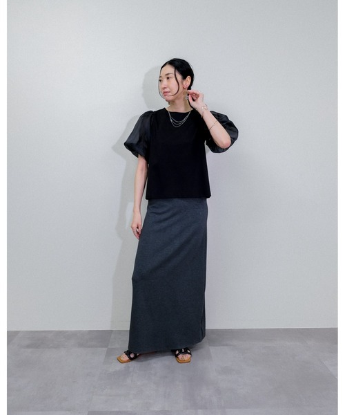 Julep(ジュレップ)の「Cut and Sew Skirt(スカート・レディース・チャコールグレー/ブラック/ライトグレー・MEDIUM)」の6枚目の写真
