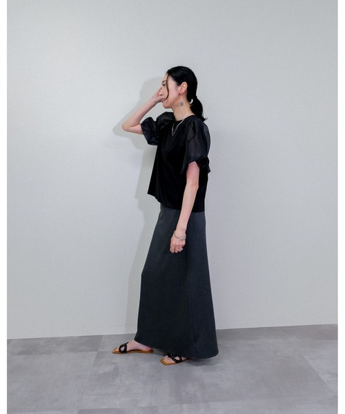 Julep(ジュレップ)の「Cut and Sew Skirt(スカート・レディース・チャコールグレー/ブラック/ライトグレー・MEDIUM)」の7枚目の写真