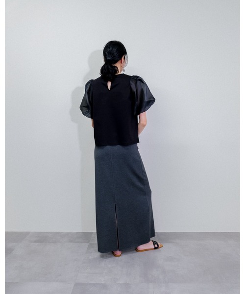 Julep(ジュレップ)の「Cut and Sew Skirt(スカート・レディース・チャコールグレー/ブラック/ライトグレー・MEDIUM)」の8枚目の写真
