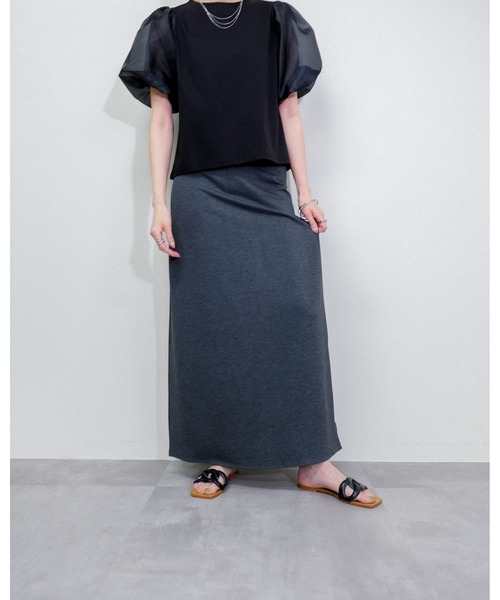 Julep(ジュレップ)の「Cut and Sew Skirt(スカート・レディース・チャコールグレー/ブラック/ライトグレー・MEDIUM)」の9枚目の写真