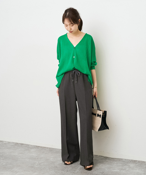 Spick & Span(スピックアンドスパン)の「《手洗い可 / 追加2》PEウォッシャブルイージースラックスパンツ(スラックス・レディース・ブラウン/チャコールグレー/ベージュ・40/38/36/34)」の21枚目の写真