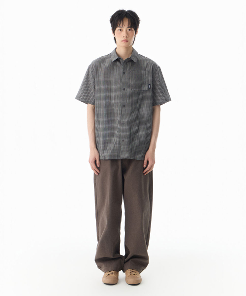 NOT ONLY FOR TODAY（ノットオンリーフォートゥデイ）の「チェックポケット半袖シャツ[ブラック]（シャツ/ブラウス・メンズ・その他・X-LARGE/MEDIUM/LARGE）」の3枚目の写真