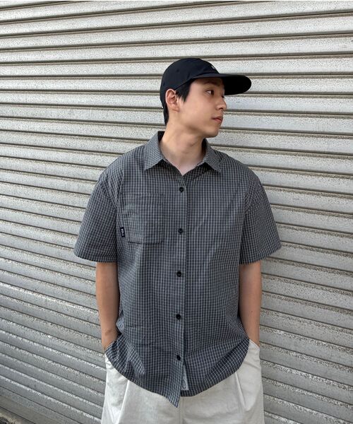 NOT ONLY FOR TODAY（ノットオンリーフォートゥデイ）の「チェックポケット半袖シャツ[ブラック]（シャツ/ブラウス・メンズ・その他・X-LARGE/MEDIUM/LARGE）」の11枚目の写真