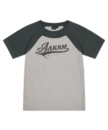 Authentic Raglan Half Top (Gray)