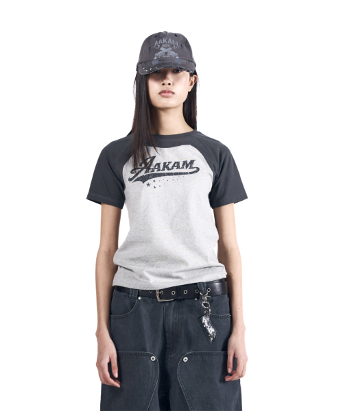 AAKAM(アーカム)の「Authentic Raglan Half Top (Gray)(Tシャツ/カットソー・レディース・その他・2/1/3)」の13枚目の写真