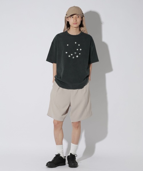 LAKOLE(ラコレ)の「スター柄加工T / 669290(Tシャツ/カットソー・メンズ・グリーン/ブラック/グレー・LARGE/MEDIUM)」の9枚目の写真