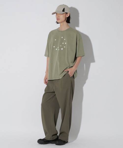 LAKOLE(ラコレ)の「スター柄加工T / 669290(Tシャツ/カットソー・メンズ・グリーン/ブラック/グレー・LARGE/MEDIUM)」の14枚目の写真