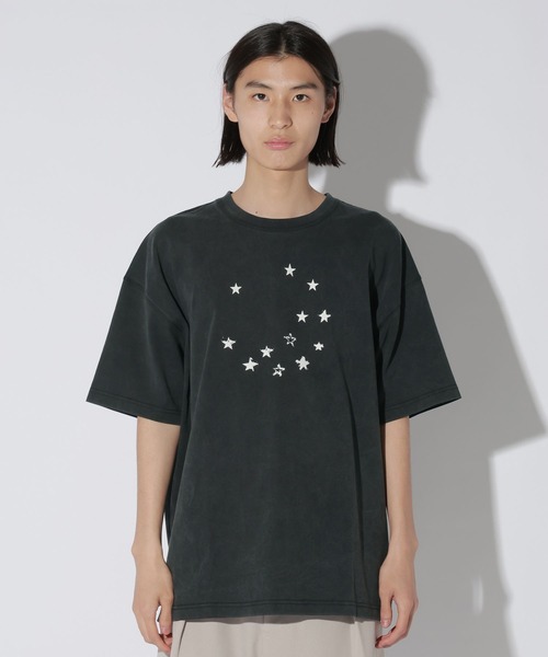 LAKOLE(ラコレ)の「スター柄加工T / 669290(Tシャツ/カットソー・メンズ・グリーン/ブラック/グレー・LARGE/MEDIUM)」の17枚目の写真