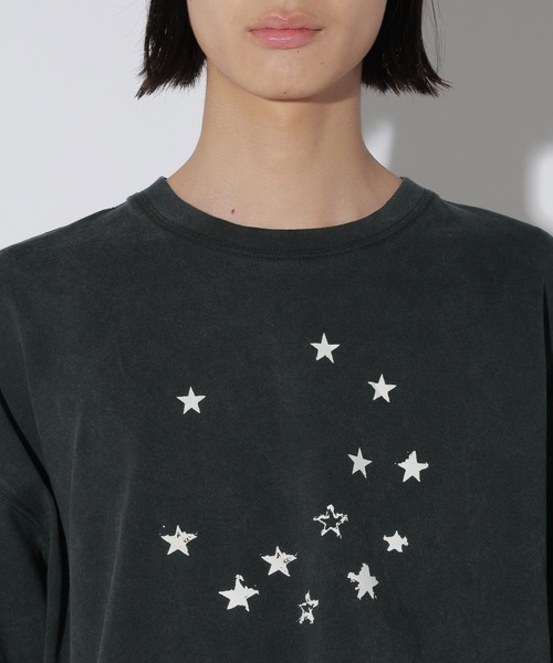 LAKOLE(ラコレ)の「スター柄加工T / 669290(Tシャツ/カットソー・メンズ・グリーン/ブラック/グレー・LARGE/MEDIUM)」の21枚目の写真