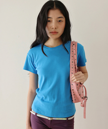 スタンダードコットンTシャツ_ブルー