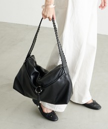 【ZOZO限定】【A4サイズ収納可能】ヴィンテージステッチデザインBAG