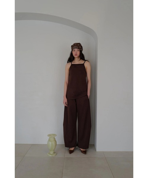 TRUNC(トランクエイティーエイト)の「Ice touch Double Strap Tunic / アイスタッチダブルストラップチュニック(キャミソール・レディース・ブラック/ブラウン・FREE)」の22枚目の写真