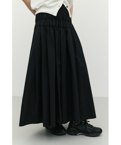 STYLEMIXER（スタイルミキサー）の「シャーリングフレアスカート（スカート・レディース・ホワイト/サックスブルー/ブラック・SMALL/MEDIUM）」の17枚目の写真