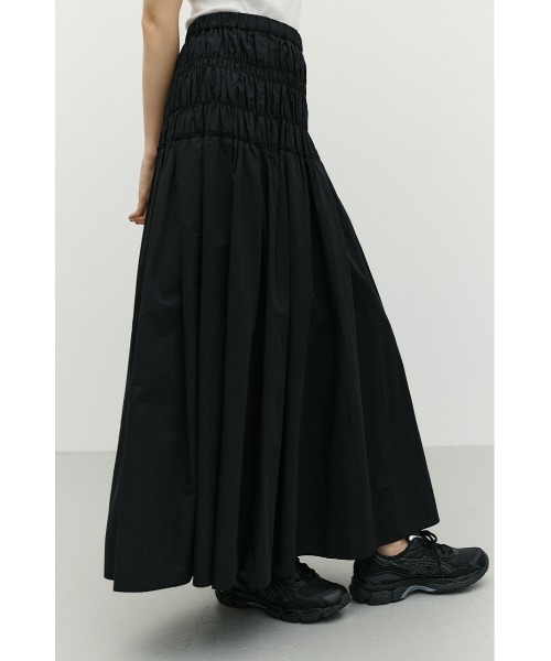 STYLEMIXER（スタイルミキサー）の「シャーリングフレアスカート（スカート・レディース・ホワイト/サックスブルー/ブラック・SMALL/MEDIUM）」の15枚目の写真