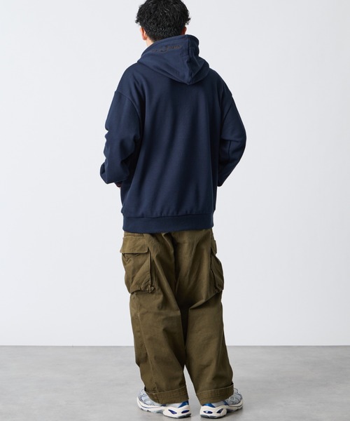 FRED PERRY（フレッドペリー）の「【WEB先行予約】[FRED PERRY/フレッドペリー] 別注 フードロゴ刺繍スウェットパーカー（パーカー・レディース・サックスブルー/ブラック/ブラウン/ネイビー/オートミール・XL/L/M/S）」の20枚目の写真
