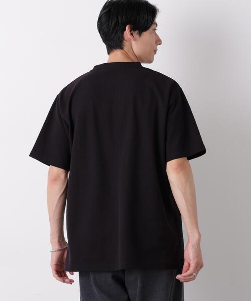 NANO universe(ナノユニバース)の「マイクロパイル クルーネックTシャツ 吸水速乾(セットアップ可)(Tシャツ/カットソー・メンズ・ブラック/ナチュラル・M/L)」の17枚目の写真