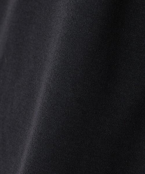 NANO universe(ナノユニバース)の「マイクロパイル クルーネックTシャツ 吸水速乾(セットアップ可)(Tシャツ/カットソー・メンズ・ブラック/ナチュラル・M/L)」の7枚目の写真