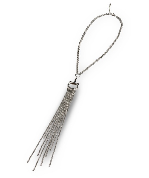 NO ID.（ノーアイディ）の「an2105-ﾎｰｽﾋﾞｯﾄﾁｬｰﾑﾀｯｾﾙﾈｯｸﾚｽ(859170-517A)（ネックレス・メンズ・シルバー・ONE SIZE）」の10枚目の写真