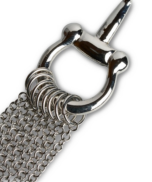 NO ID.（ノーアイディ）の「an2105-ﾎｰｽﾋﾞｯﾄﾁｬｰﾑﾀｯｾﾙﾈｯｸﾚｽ(859170-517A)（ネックレス・メンズ・シルバー・ONE SIZE）」の11枚目の写真