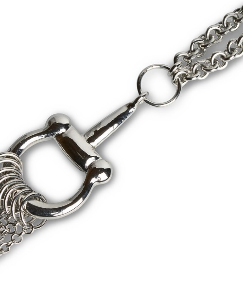 NO ID.（ノーアイディ）の「an2105-ﾎｰｽﾋﾞｯﾄﾁｬｰﾑﾀｯｾﾙﾈｯｸﾚｽ(859170-517A)（ネックレス・メンズ・シルバー・ONE SIZE）」の12枚目の写真